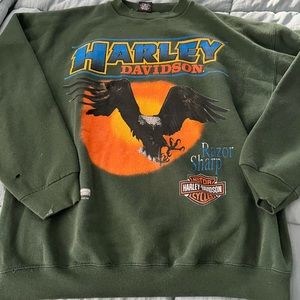 90s vintage Harley sweatshirt